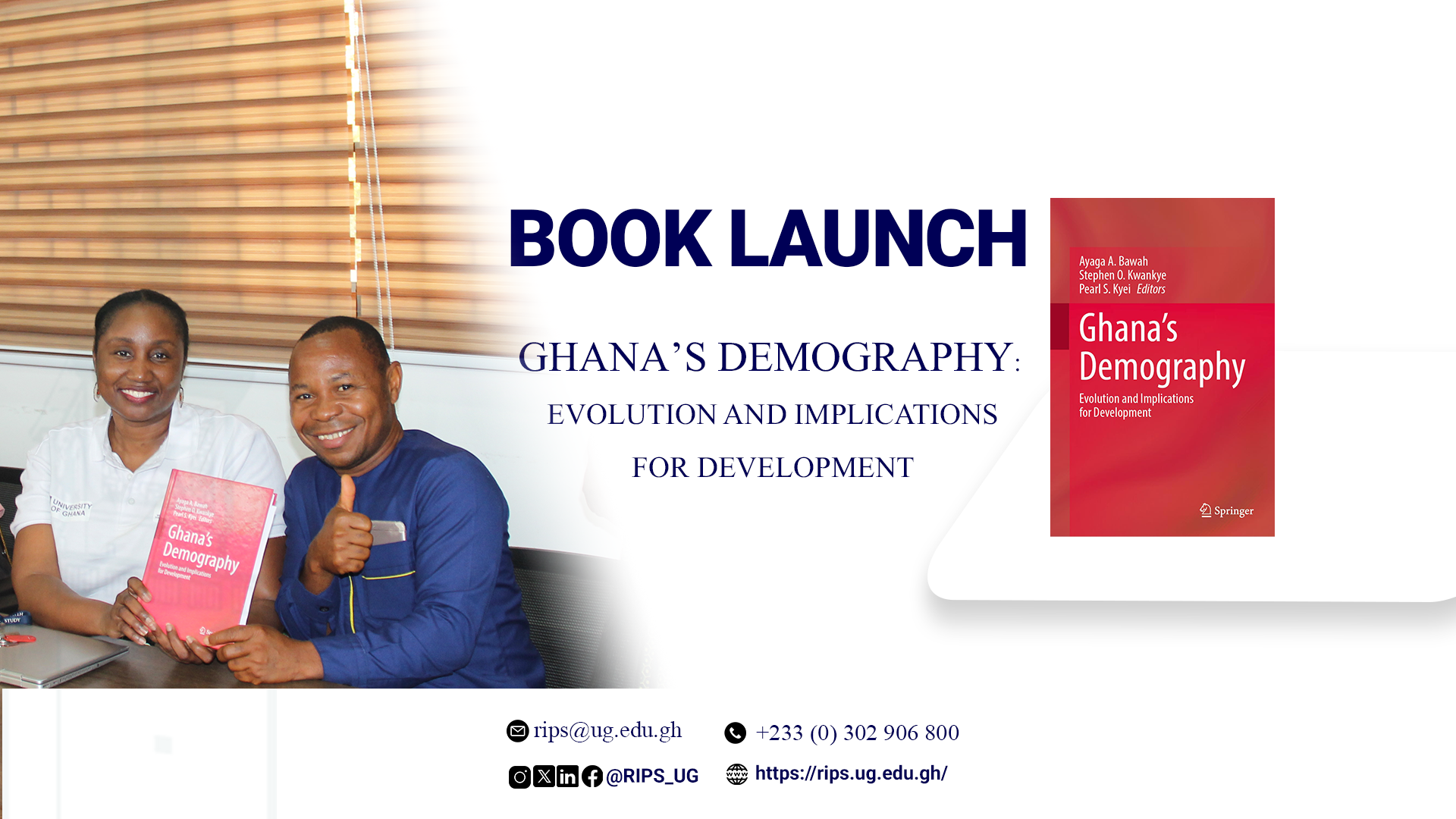 RIPS launches seminal edited volume on Ghana’s Demography
