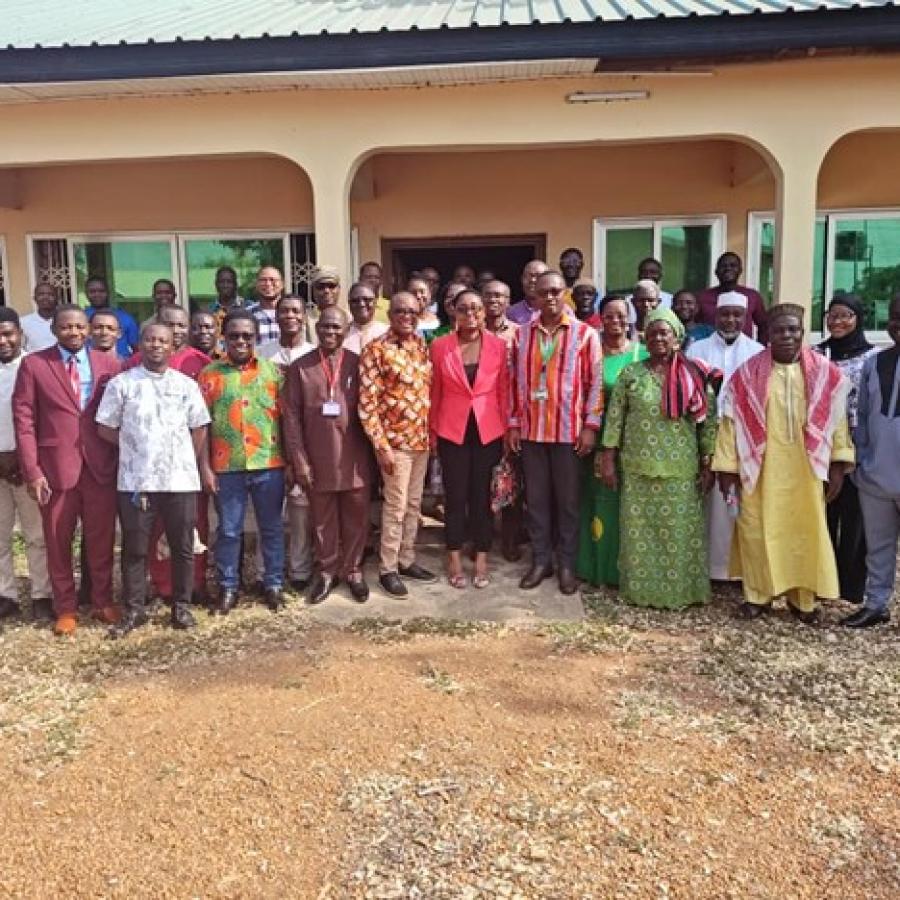 Stakeholders Discuss Lessons Learned from CHPS+ at Community-Based Dissemination Event in Buipe